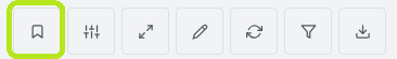The saved views bookmark icon in the toolbar